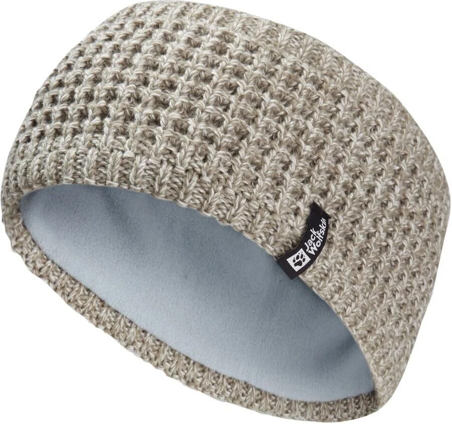 Jack Wolfskin Medley Knit Headband Women Dameshoofdband met fleecevoering M linen - Foto 5