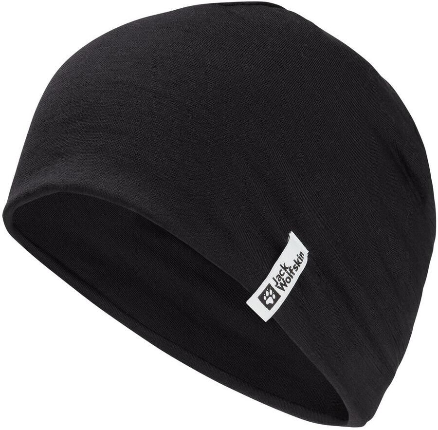Jack Wolfskin Merino Beanie Merino beanie muts One Size black - Foto 7