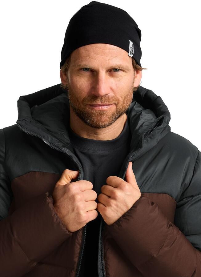 Jack Wolfskin Merino Beanie Merino beanie muts One Size black - Foto 5