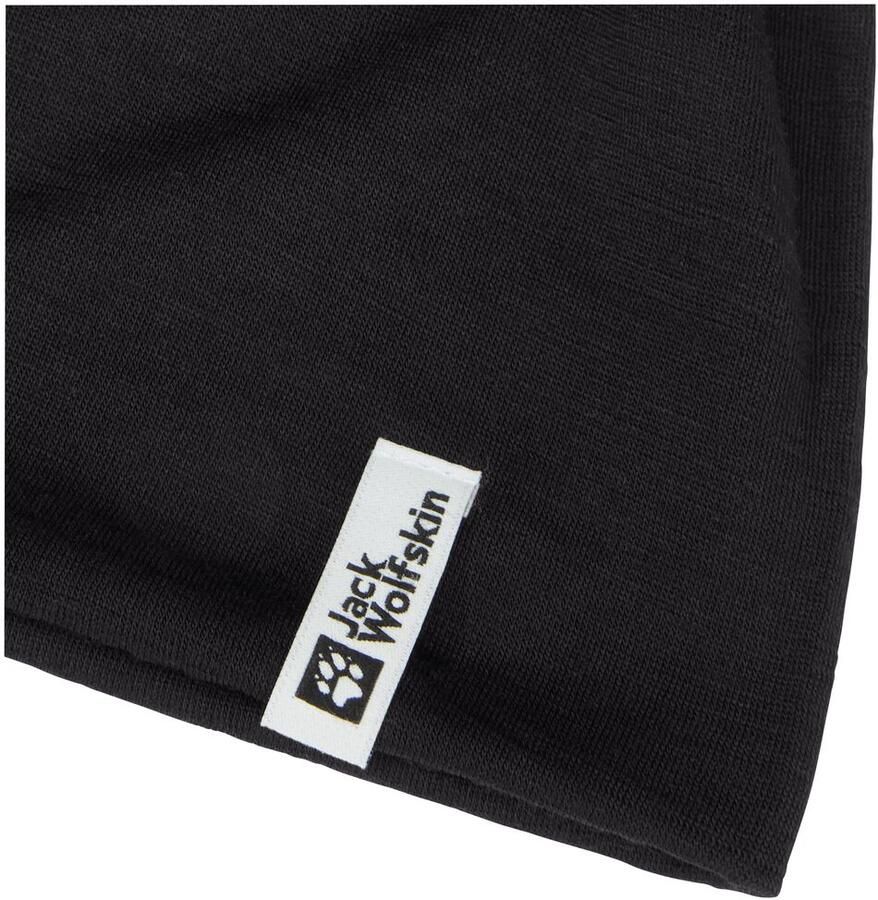 Jack Wolfskin Merino Beanie Merino beanie muts One Size black