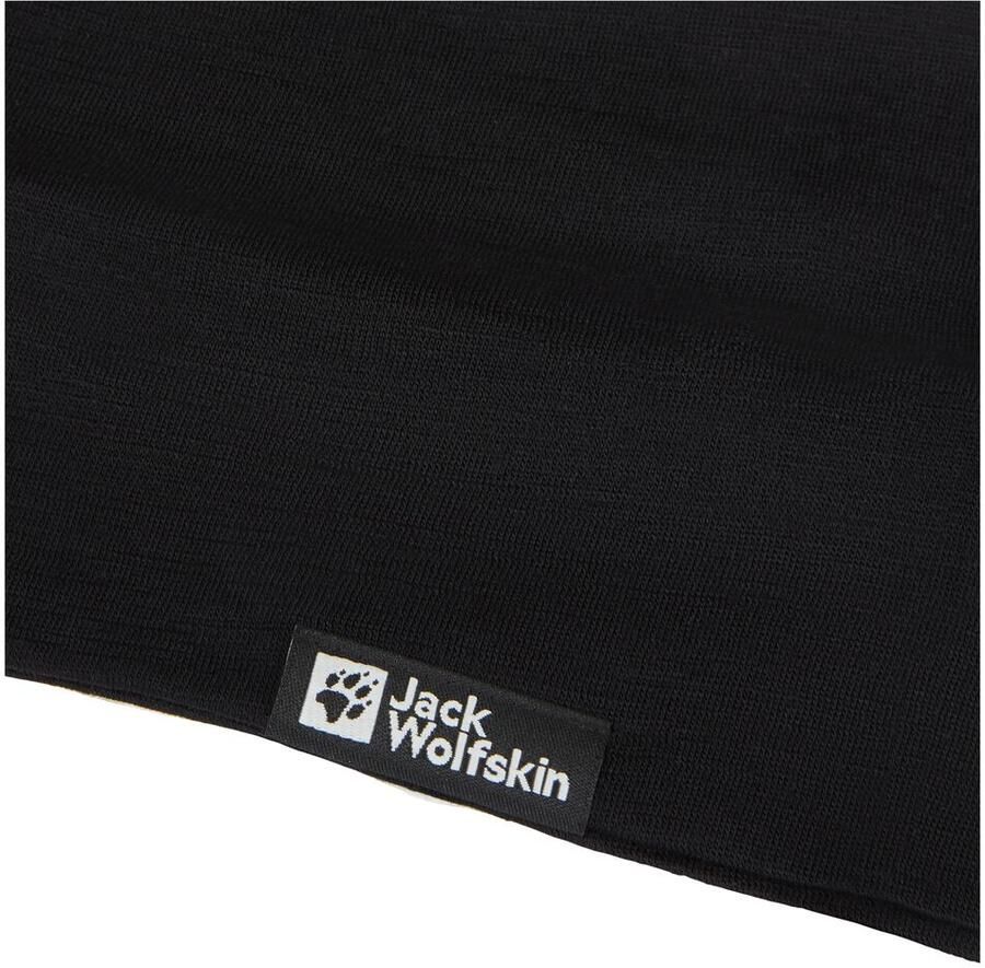 Jack Wolfskin Merino Headband Merinos hoofdband One Size black