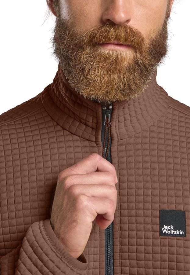 Jack Wolfskin Mogari FZ Men Fleece jack Heren 2XL dark rust Dark Rust - Foto 5