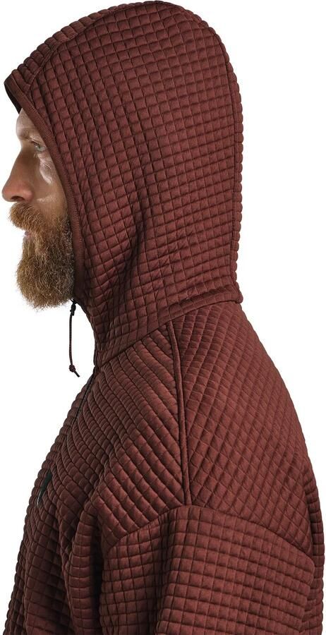 Jack Wolfskin Mogari Hooded FZ Men Fleece jack met capuchon Heren XXL dark rust Dark Rust - Foto 5