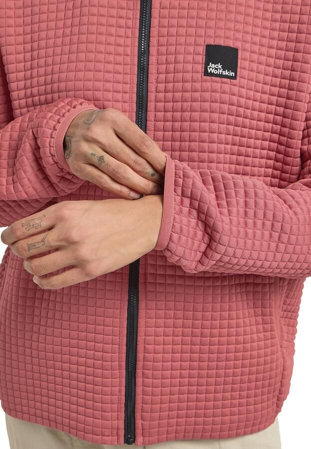 Jack Wolfskin Mogari Hooded FZ Women Fleece jack met capuchon Dames XXL mineral red mineral red - Foto 5