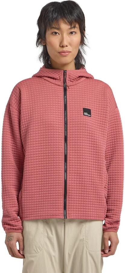 Jack Wolfskin Mogari Hooded FZ Women Fleece jack met capuchon Dames XXL mineral red mineral red - Foto 10