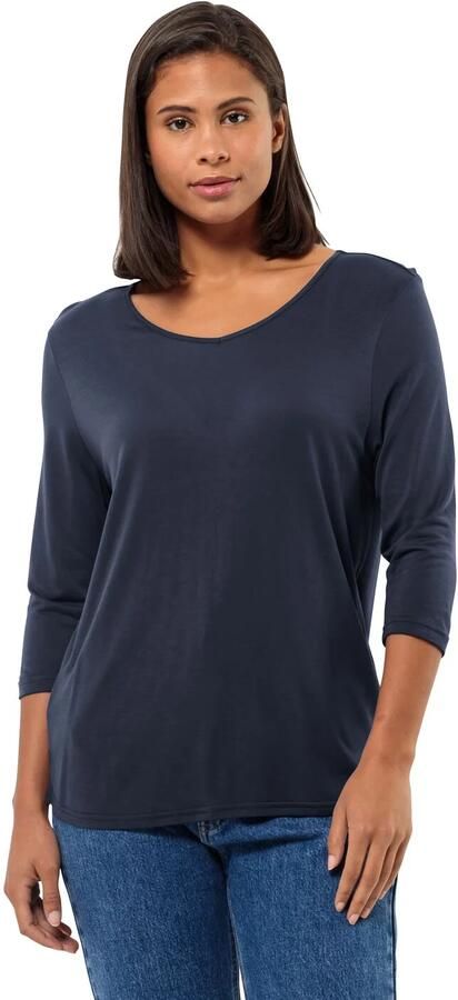 Jack Wolfskin Mola 3|4 T-Shirt Women Shirt met halve mouwen Dames XXL blue night blue - Foto 3