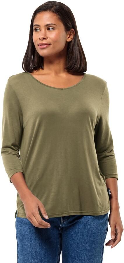 Jack Wolfskin Mola 3|4 T-Shirt Women Shirt met halve mouwen Dames XXL bay leaf Bay Leaf - Foto 2