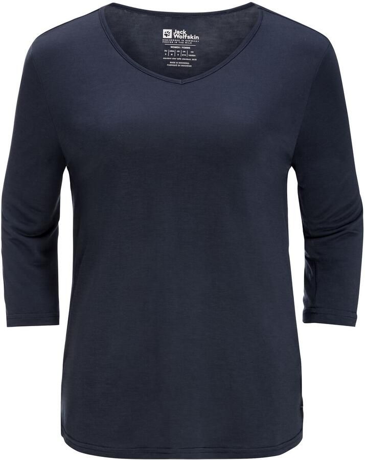 Jack Wolfskin Mola 3|4 T-Shirt Women Shirt met halve mouwen Dames XXL blue night blue
