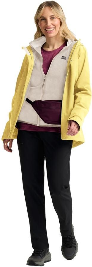 Jack Wolfskin Moonrise 3in1 Jacket Women 3in1 jack Dames XXL lemon ice lemon ice - Foto 8