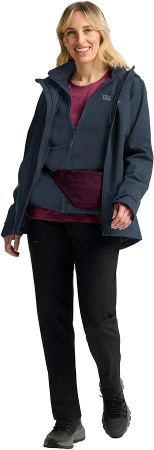 Jack Wolfskin Moonrise 3in1 Jacket Women 3in1 jack Dames XXXL midnight sky midnight sky - Foto 16