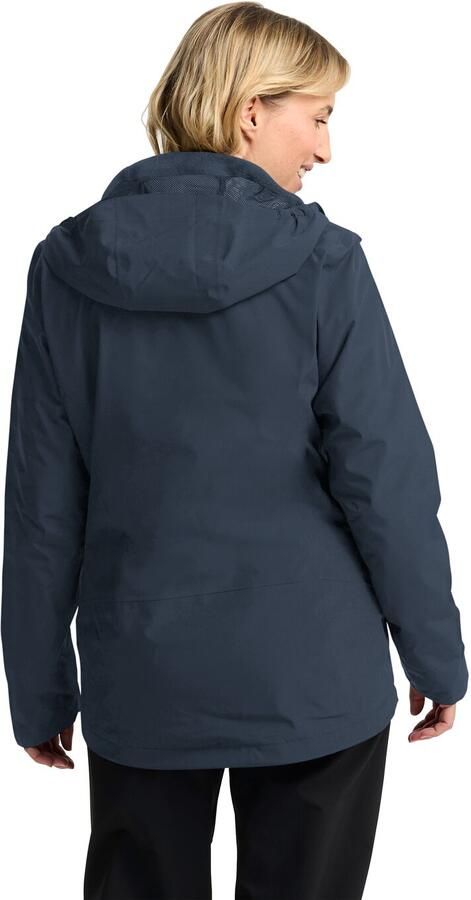 Jack Wolfskin Moonrise 3in1 Jacket Women 3in1 jack Dames XXXL midnight sky midnight sky - Foto 13