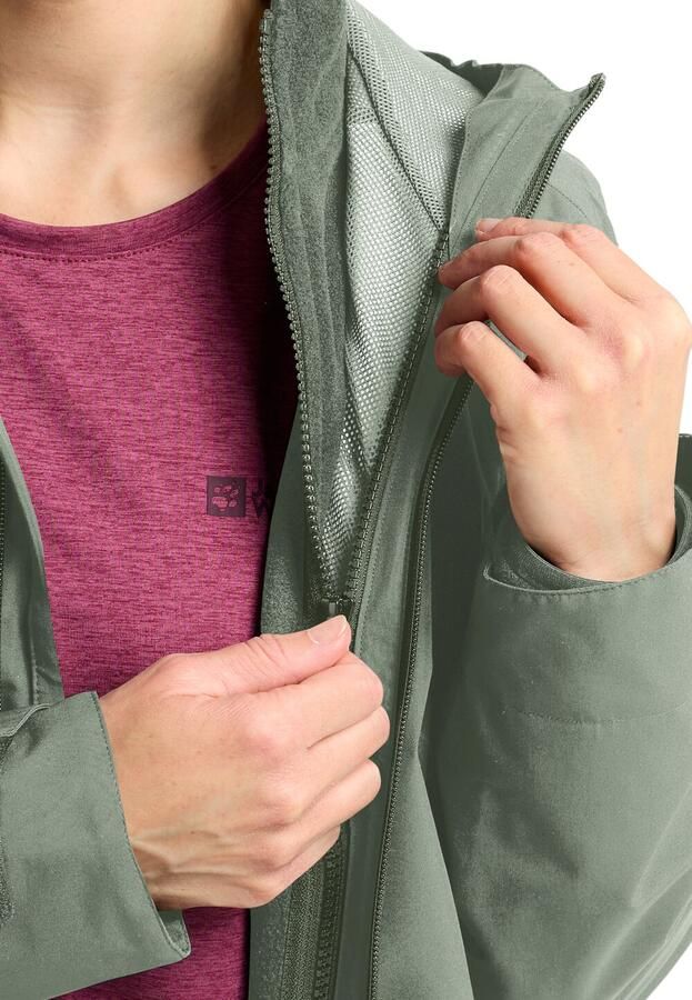 Jack Wolfskin Functioneel 3-in-1-jack MOONRISE 3IN1 JKT W 3in1 ademend overgangsjas - Foto 6