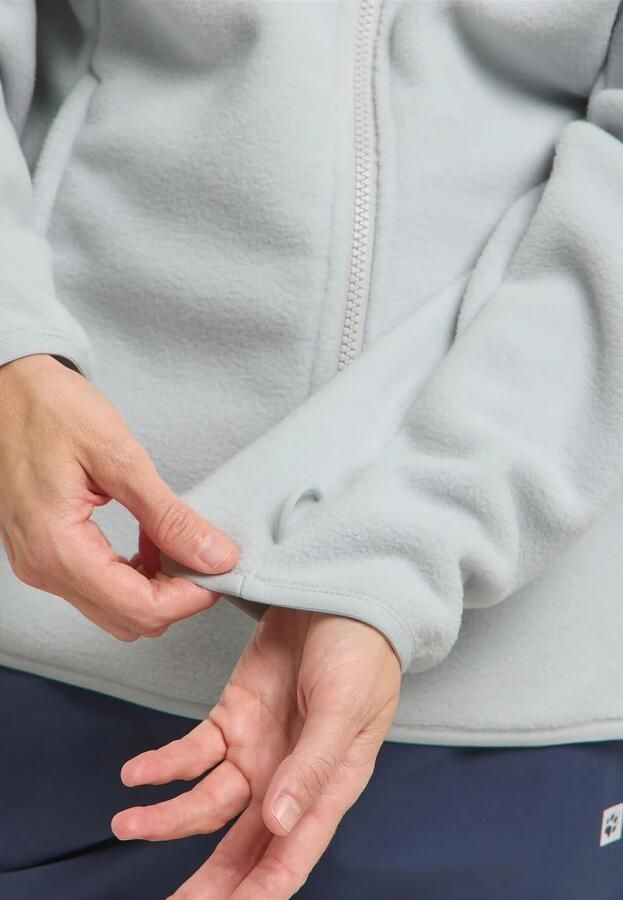 Jack Wolfskin Moonrise FZ Women Fleece jack Dames XXL cool grey Cool Grey - Foto 6