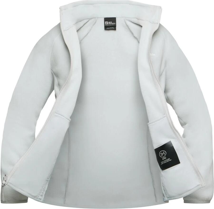 Jack Wolfskin Moonrise FZ Women Fleece jack Dames XXL cool grey Cool Grey - Foto 3