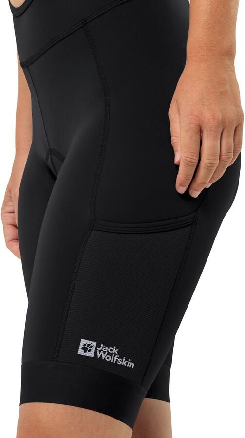 Jack Wolfskin Morobbia BIB Shorts Women Fietsshort met bretels Dames XXL black - Foto 5