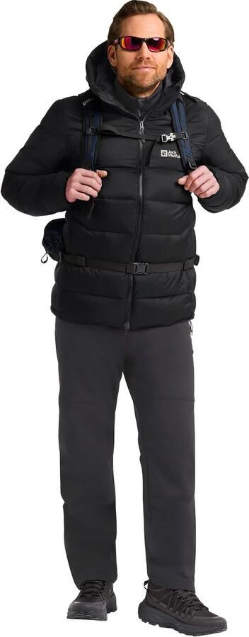 Jack Wolfskin Nebelhorn Down Hoody Men RDS Donsjack Heren XXXL black - Foto 8
