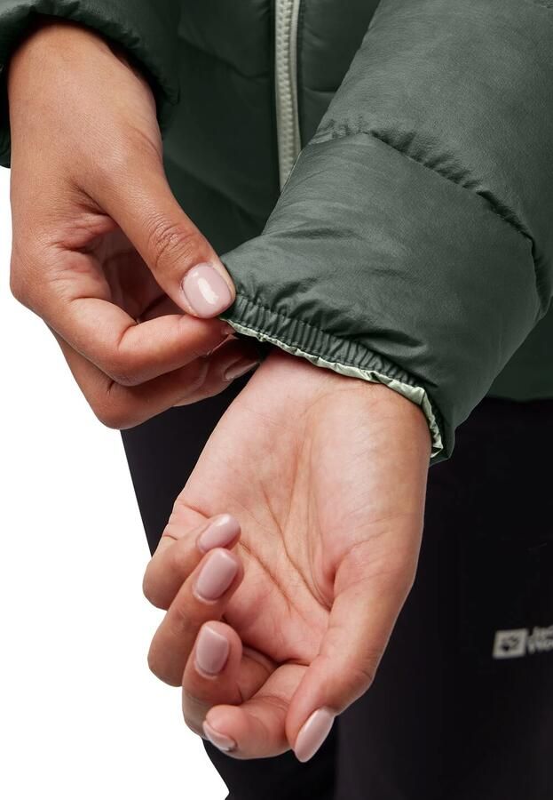 Jack Wolfskin Nebelhorn Down Hoody Women RDS Donsjack Dames XXL slate green slate green - Foto 2