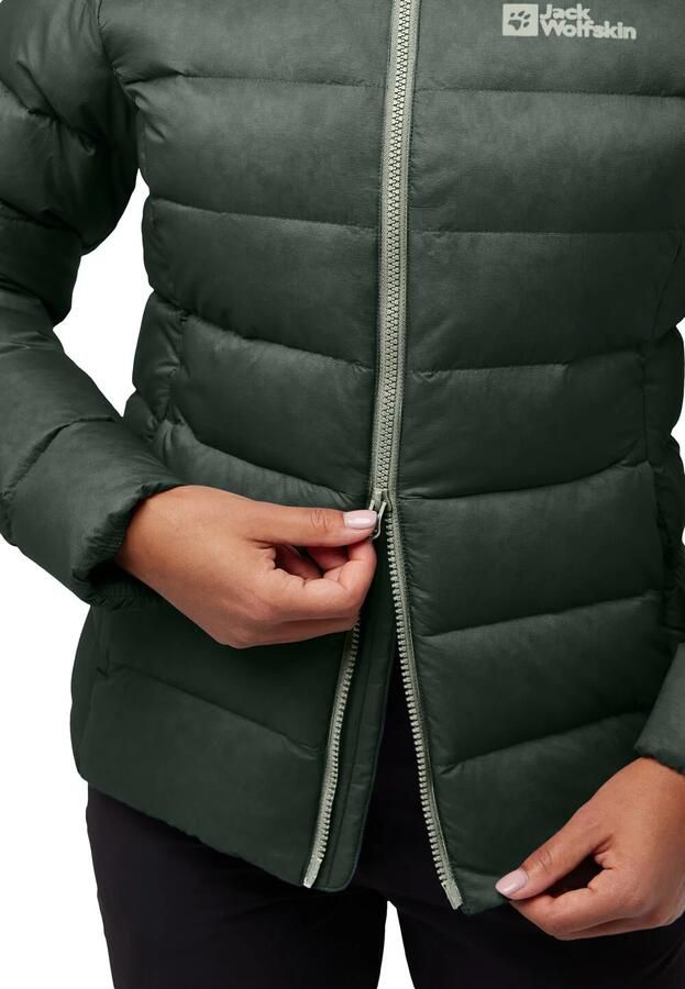 Jack Wolfskin Nebelhorn Down Hoody Women RDS Donsjack Dames XXL slate green slate green - Foto 3