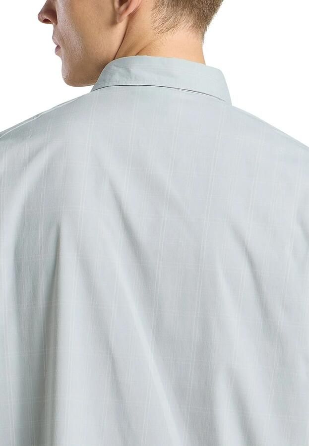 Jack Wolfskin Norbo S|S Shirt Men Overhemd met korte mouwen en zonnebescherming Heren XXXL cool grey check Cool Grey Check - Foto 6