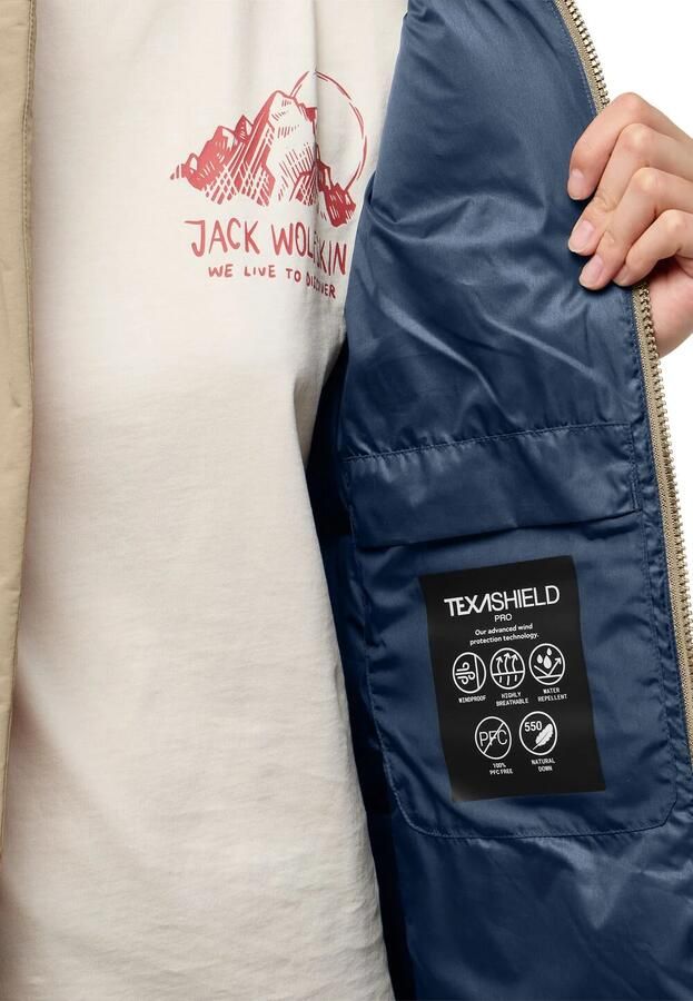 Jack Wolfskin Nordlicht Coat Women RDS Donsjas Dames XXL anis - Foto 4