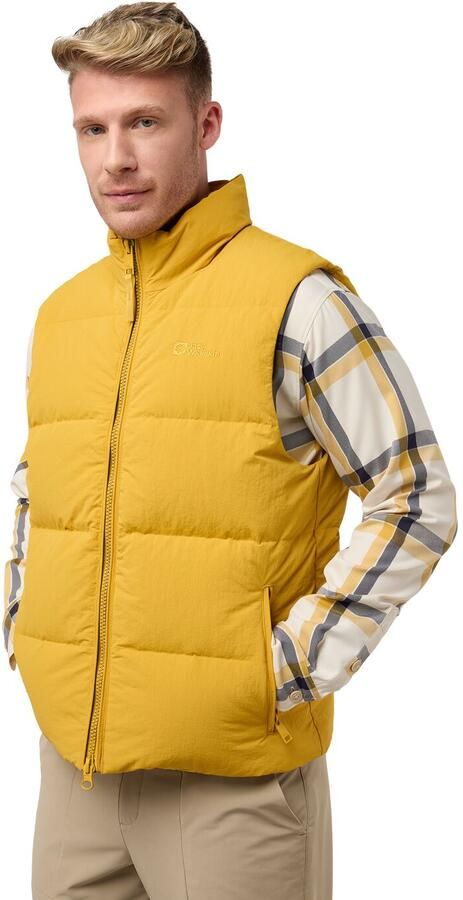 Jack Wolfskin Nordlicht Vest Men RDS Donzen bodywarmer Heren XXL mustard - Foto 6