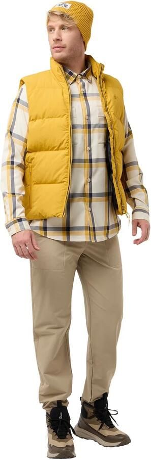Jack Wolfskin Nordlicht Vest Men RDS Donzen bodywarmer Heren XXL mustard - Foto 7