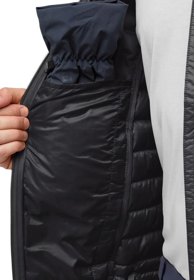 Jack Wolfskin Passamani Down Jacket Men RDS Donsjack Heren XXXL phantom - Foto 2
