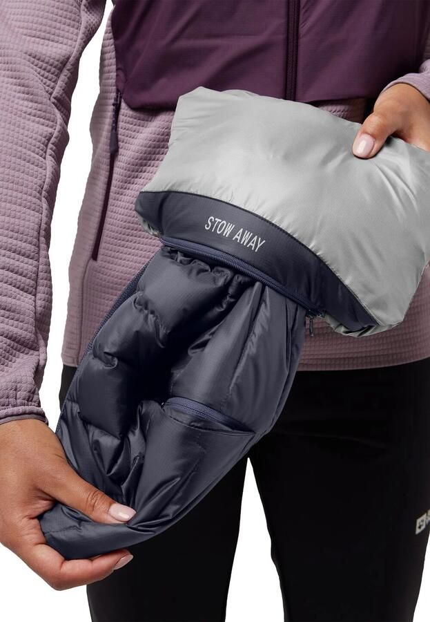 Jack Wolfskin Passamani Down Vest Women RDS Donzen bodywarmer Dames XXL graphite - Foto 9