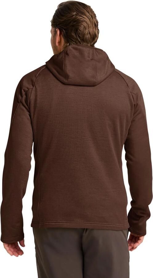 Jack Wolfskin Peak District Hooded FZ Men Fleece jack met capuchon Heren M hot choc hot choc - Foto 5