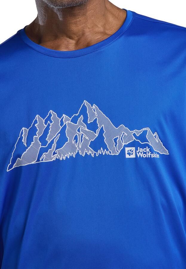 Jack Wolfskin Peak Graphic T-Shirt Men Functioneel shirt Heren XXL mtn vibrant blue MTN vibrant blue - Foto 2