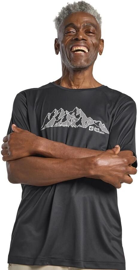 Jack Wolfskin Peak Graphic T-Shirt Men Functioneel shirt Heren XXL mtn phantom MTN phantom - Foto 5