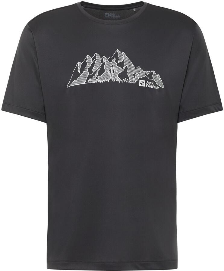 Jack Wolfskin Peak Graphic T-Shirt Men Functioneel shirt Heren XXL mtn phantom MTN phantom