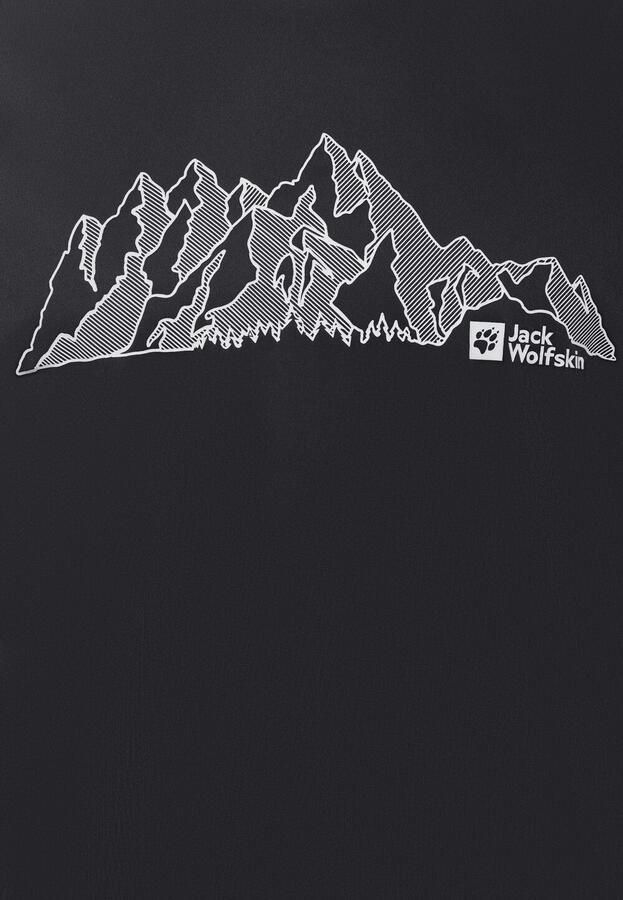 Jack Wolfskin Peak Graphic T-Shirt Men Functioneel shirt Heren XXL mtn phantom MTN phantom - Foto 4