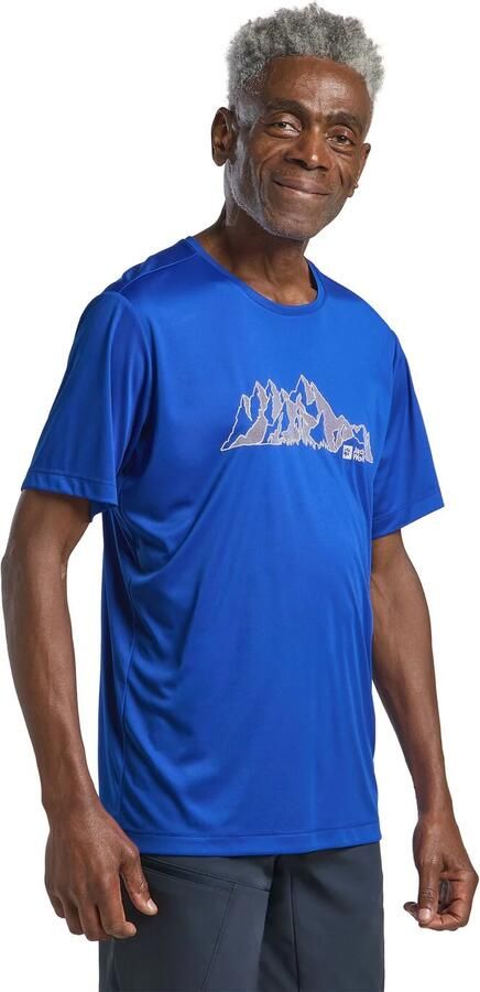 Jack Wolfskin Peak Graphic T-Shirt Men Functioneel shirt Heren XXL mtn vibrant blue MTN vibrant blue - Foto 7