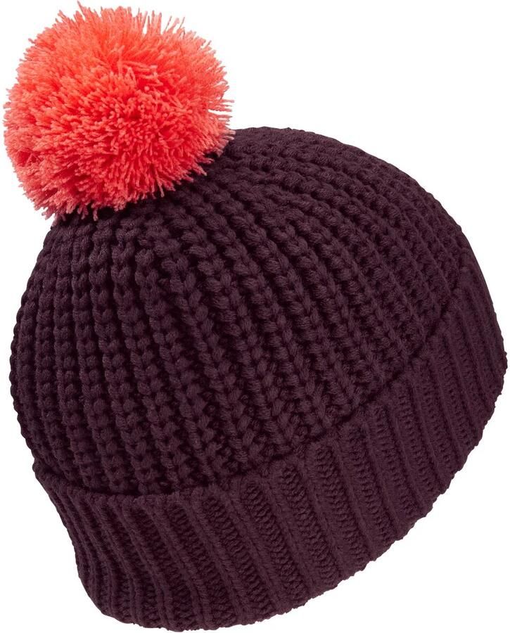 Jack Wolfskin Pompom Badge Beanie Kids Wintermuts Kinderen M amaranth - Foto 5