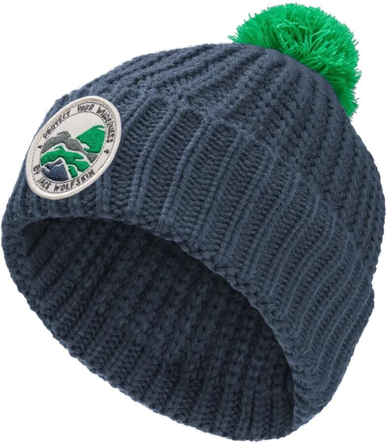 Jack Wolfskin Pompom Badge Beanie Kids Wintermuts Kinderen M midnight sky midnight sky - Foto 9