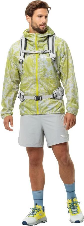 Jack Wolfskin Prelight Wind Jacket Men Windjack Heren XXL grid camo firefly Grid Camo Firefly - Foto 10