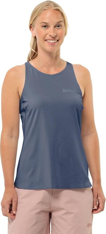 Jack Wolfskin Prelight Air Tank Women Functioneel topje Dames XL evening sky Evening Sky - Foto 3