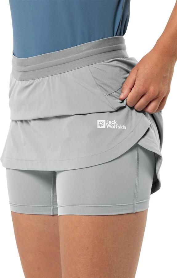 Jack Wolfskin Prelight Chill Skort Women Skort Dames XL cool grey Cool Grey - Foto 7