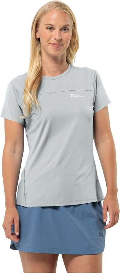 Jack Wolfskin Prelight Chill T-Shirt Women Functioneel shirt Dames XL cool grey Cool Grey - Foto 5