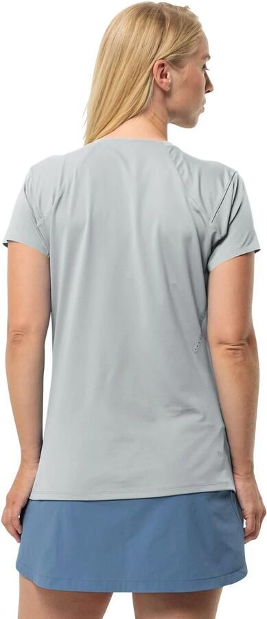 Jack Wolfskin Prelight Chill T-Shirt Women Functioneel shirt Dames XL cool grey Cool Grey - Foto 4