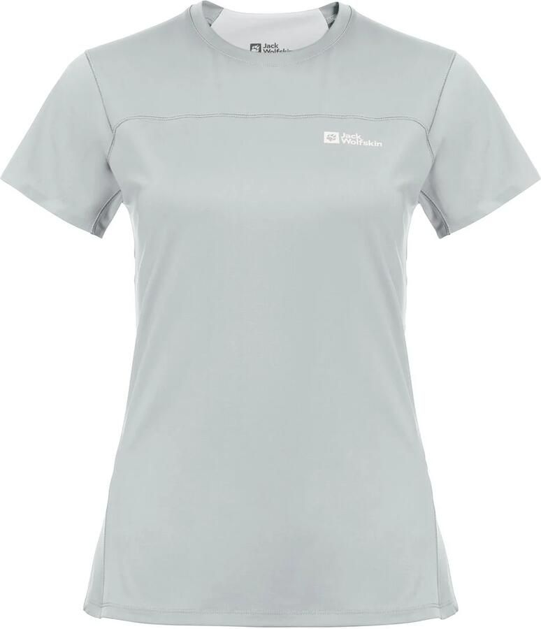 Jack Wolfskin Prelight Chill T-Shirt Women Functioneel shirt Dames XL cool grey Cool Grey