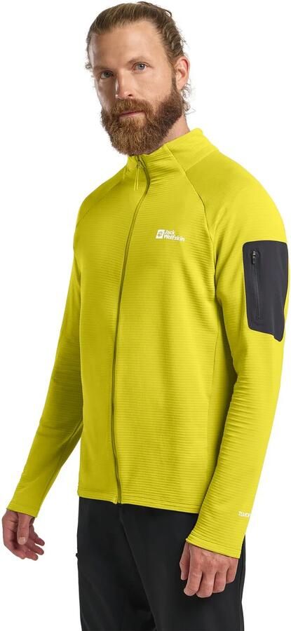 Jack Wolfskin Prelight FZ Men Fleece jack Heren 2XL chartreuse - Foto 11