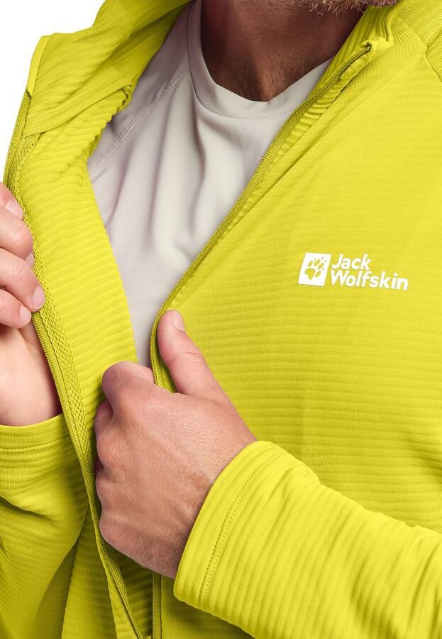 Jack Wolfskin Prelight FZ Men Fleece jack Heren 2XL chartreuse - Foto 6