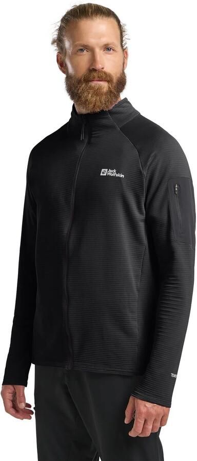 Jack Wolfskin Prelight FZ Men Fleece jack Heren M black - Foto 8