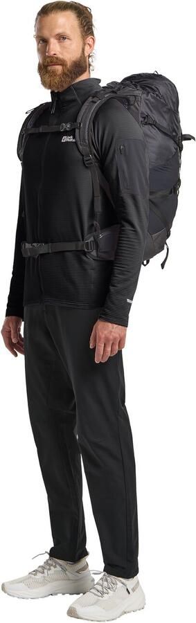 Jack Wolfskin Prelight FZ Men Fleece jack Heren M black - Foto 7