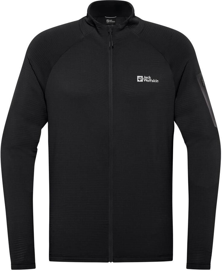 Jack Wolfskin Prelight FZ Men Fleece jack Heren M black - Foto 2