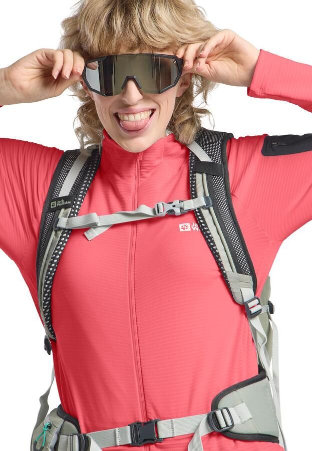 Jack Wolfskin Prelight FZ Women Fleece jack Dames XL sunset coral sunset coral - Foto 6