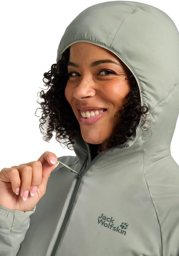 Jack Wolfskin Prelight Ins Jacket Women Lichtgewicht isolerend jack Dames S mint leaf mint leaf - Foto 4