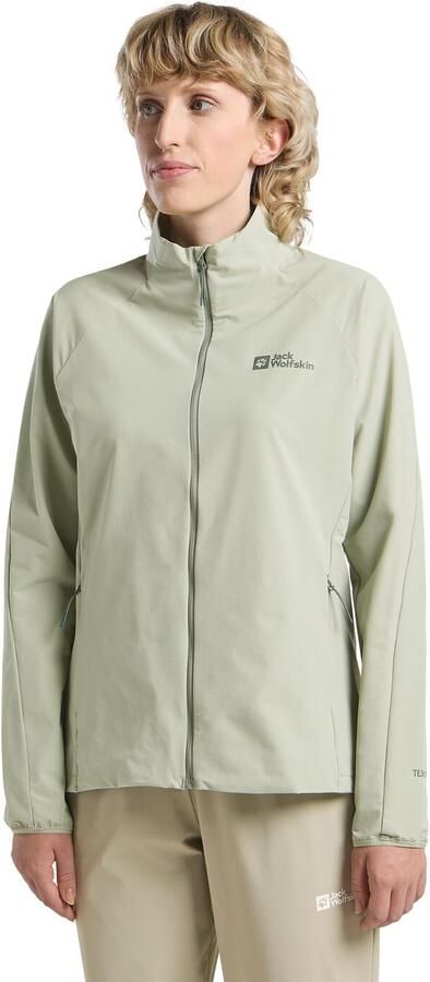 Jack Wolfskin Prelight Stride Jacket Women Softshelljack met zonnebescherming Dames M mint leaf mint leaf - Foto 8